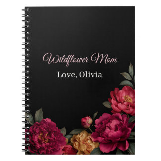 Cuaderno Floral Silvestre Personalizada para Mamá Malhumora
