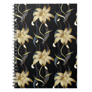 Cuaderno Floral Striped Luxury: Viñeta 3D.