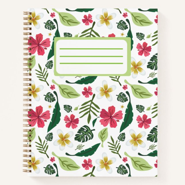 Cuaderno Floral Tropical (Anverso)