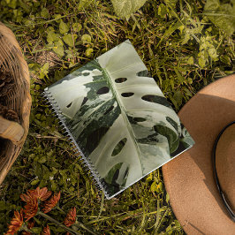 Cuaderno Floral vegetal variada de Monstera