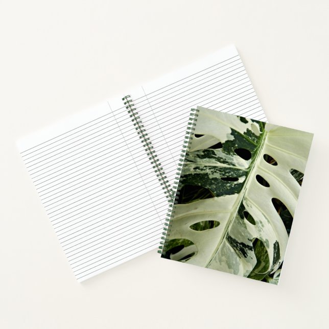 Cuaderno Floral vegetal variada de Monstera (Interior)
