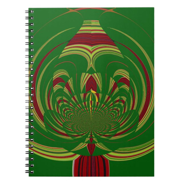 Cuaderno Floral verde (Frente)