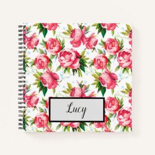 Cuaderno Floral vintage