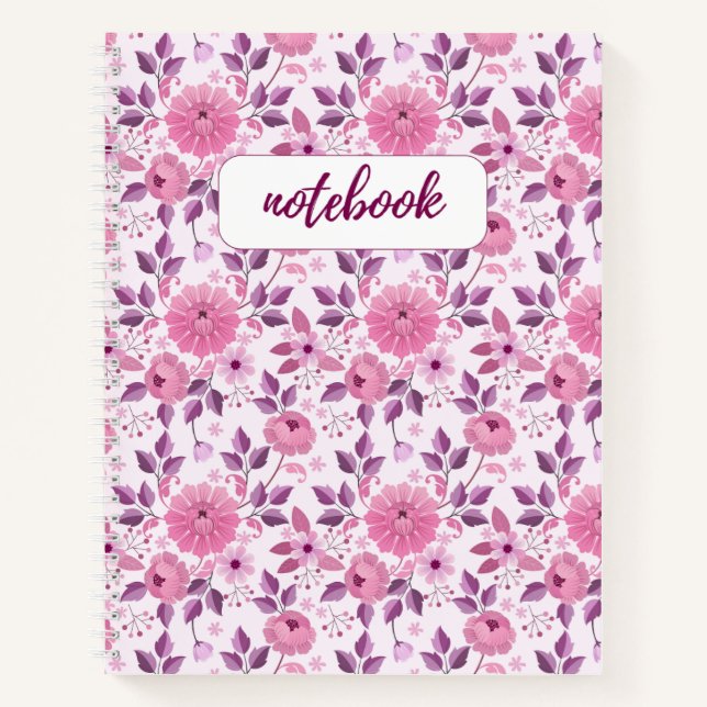 Cuaderno Floral Vintage (Anverso)
