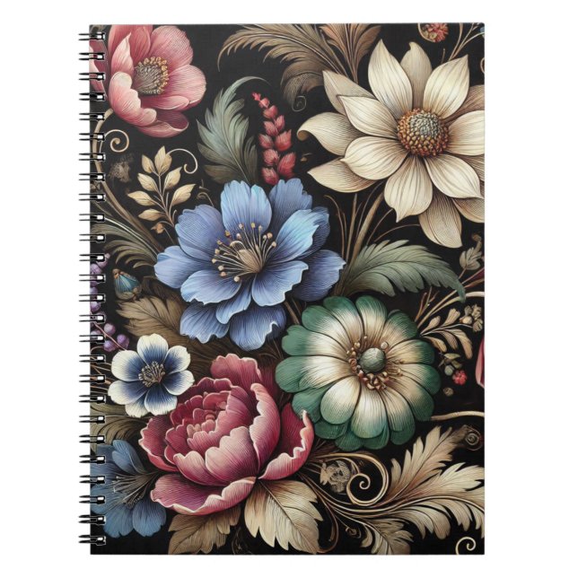 Cuaderno Floral Vintage (Frente)