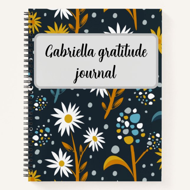 Cuaderno Floral vintage  (Anverso)