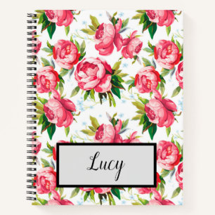 Cuaderno Floral vintage