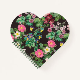 Cuaderno Floral vintage oscura