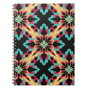 Cuaderno Floral Y Glamour Moda Impresionante