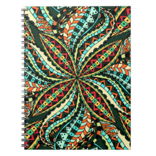 Cuaderno Floral Y Glamour Sin Costuras Elegante         