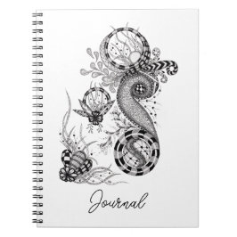 Cuaderno Florale Tangle Zeichnung - 