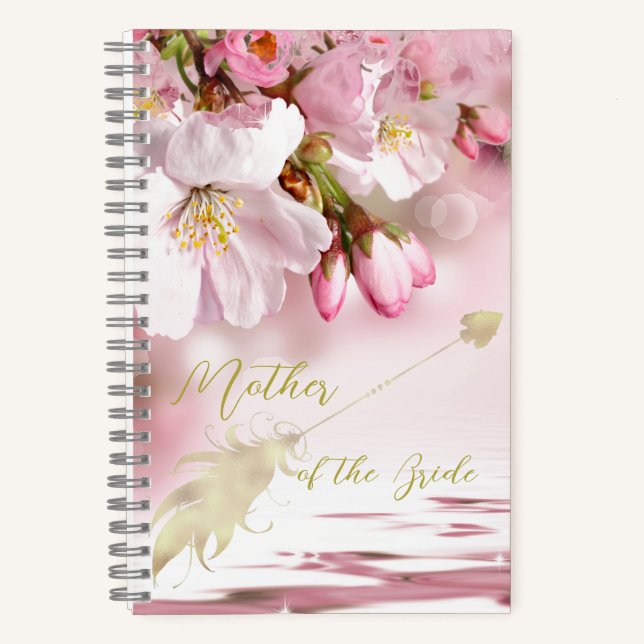 Cuaderno Florals Madre de novia personalizada (Anverso)