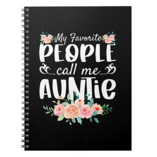 Cuaderno Florals, mi gente favorita, me llama tía