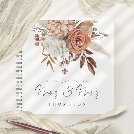 Cuaderno Florals Sra. Lesbian Boda Guest Book