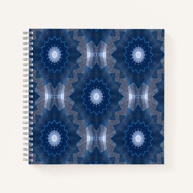 Cuaderno Florando estrellas azules..... (Anverso)