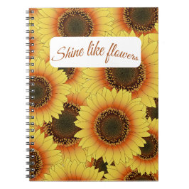 Cuaderno 🌸 Florecer Brightly: Brilla Como Flores 🌸