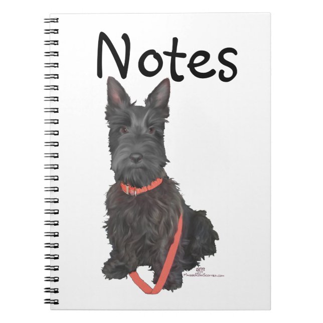 Cuaderno Florecer Terrier Escocés (Frente)