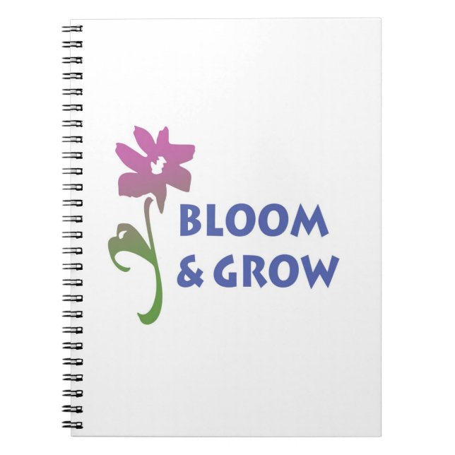 Cuaderno Florecer y crecer (Frente)