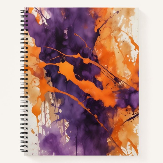 Cuaderno Florecimiento Abstracto (Anverso)