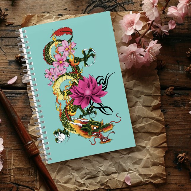 Cuaderno Florecimiento de dragón de Lotus en China (Subido por el creador)