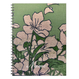Cuaderno Florecimiento Rosa Verde