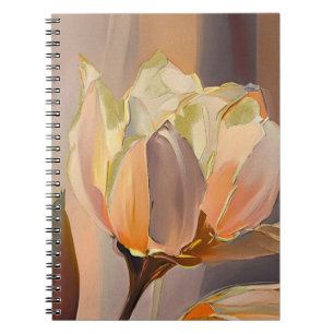 Cuaderno Florecimiento Silencioso – Tulipanes Abstractos en