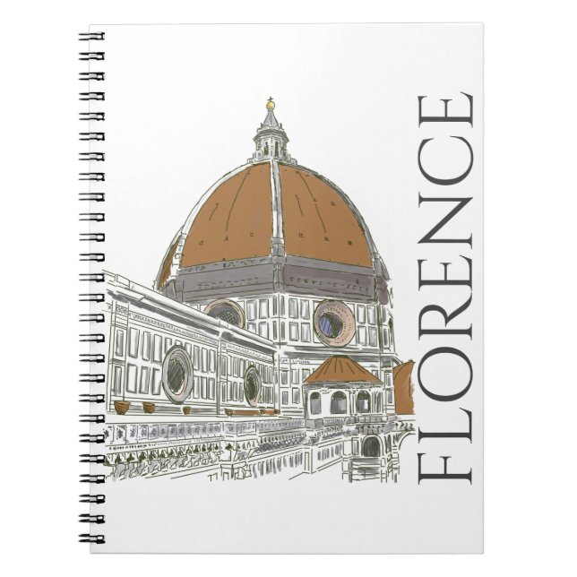 Cuaderno Florence Italys Duomo Pen y Ilustracion de tinta (Frente)