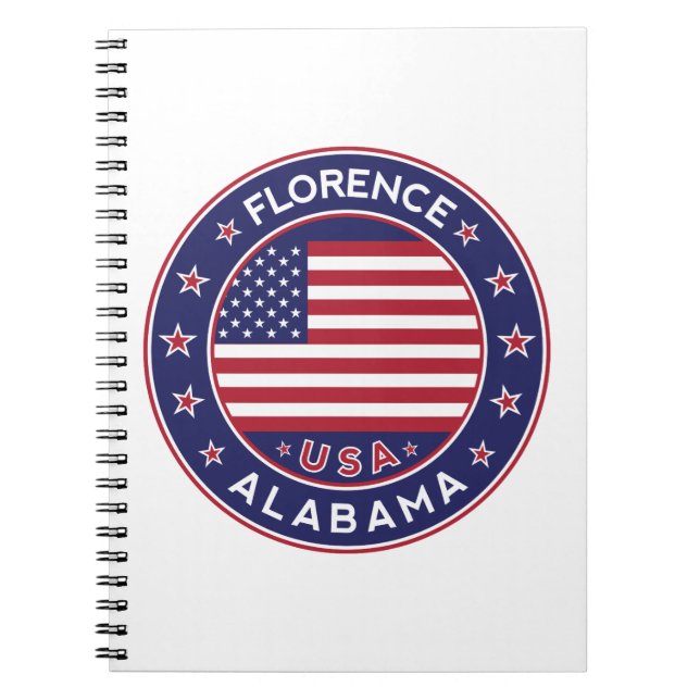 Cuaderno Florencia, Alabama, Estados Unidos (Frente)