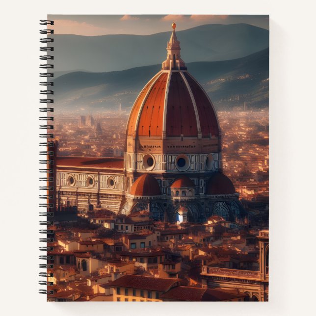 Cuaderno Florencia Duomo Santa Maria del Fiore Italia Viaje (Anverso)