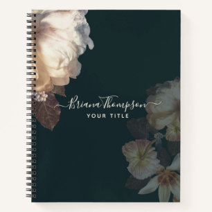 Cuaderno Florencia romántica floral femenina elegante