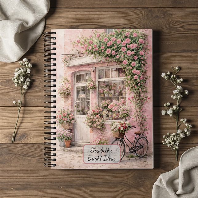 Cuaderno Florería con Bicicleta (Subido por el creador)
