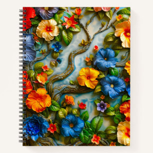 Cuaderno Flores