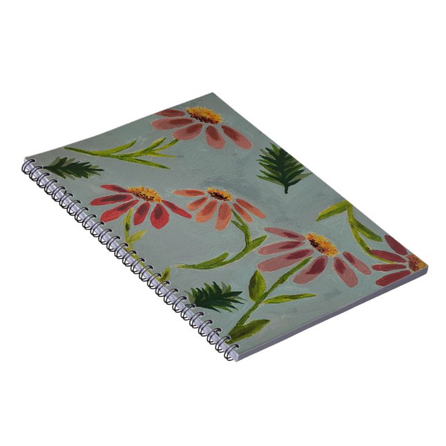 Cuaderno Flores abstractas (Lado Derecho)