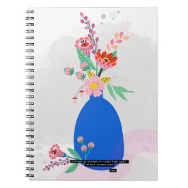 Cuaderno Flores abstractas | Diario de bloc de notas