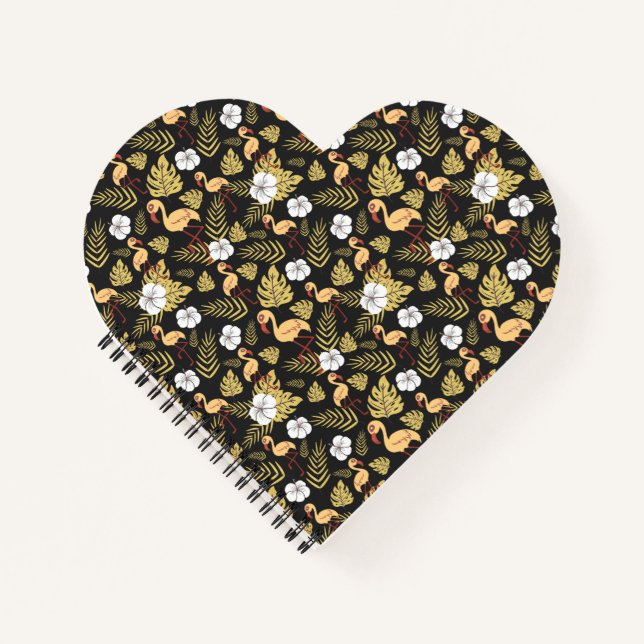 Cuaderno Flores amarillas y blancas sin costura (Anverso)