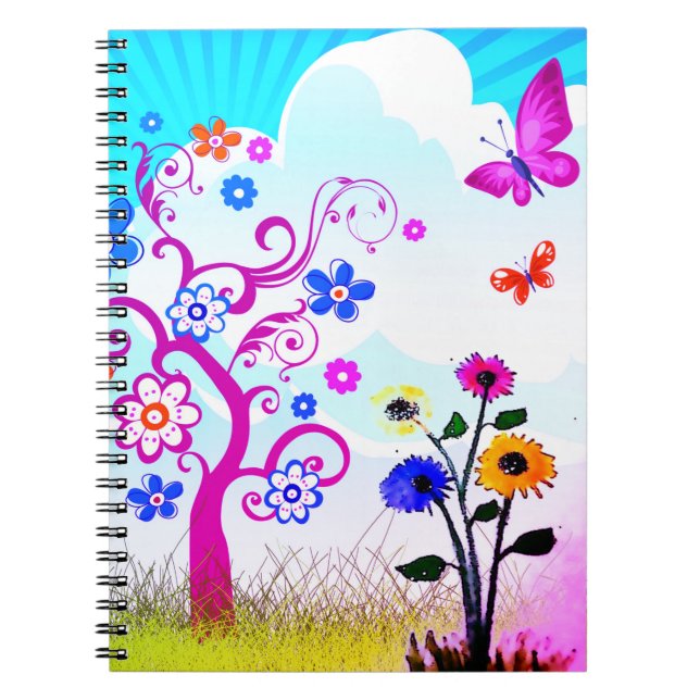 Cuaderno Flores Artsy (Frente)