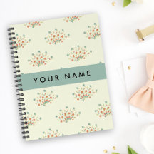 Flores azules y rojas, azul, tu nombre