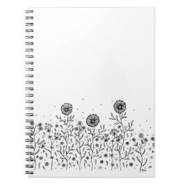 Cuaderno Flores Bailando en un Prado de Verano 