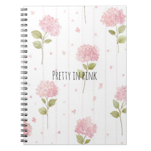 Cuaderno Flores Bonitas De Color Rosa