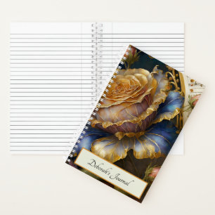 Cuaderno Flores Boroque personalizadas