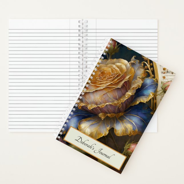 Cuaderno Flores Boroque personalizadas (Interior)