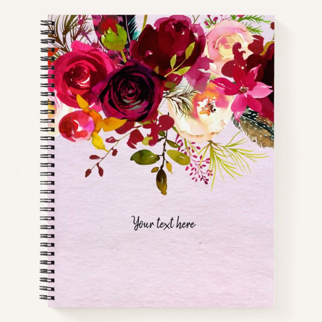 Cuaderno Flores Bouquet (Anverso)