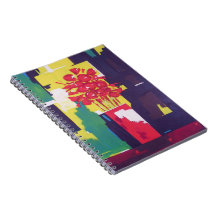 Flores Bouquet Vase Pintura Resumen Fondo