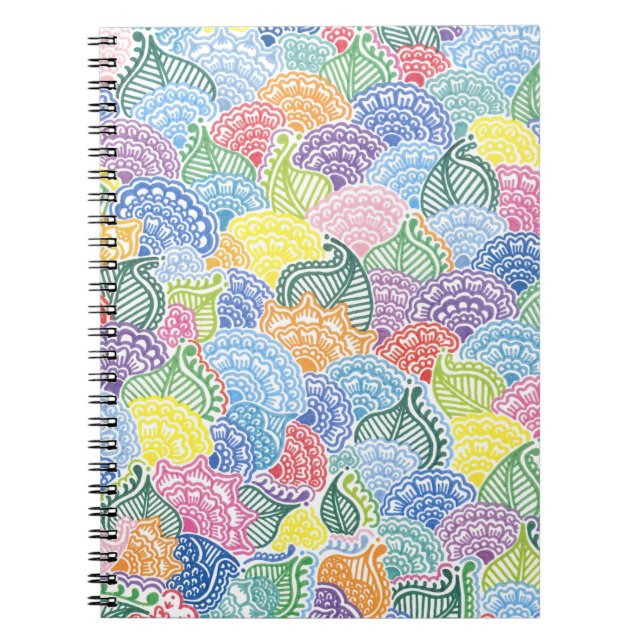 Cuaderno Flores caprichosas (Frente)