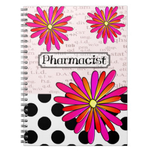 Cuaderno Flores caprichosas del farmacéutico