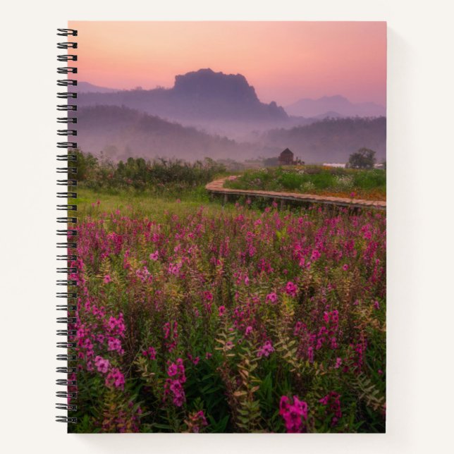 Cuaderno Flores | Chiang Dao, Chiang Mai, Tailandia (Anverso)