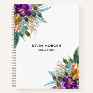 Cuaderno Flores coloridas
