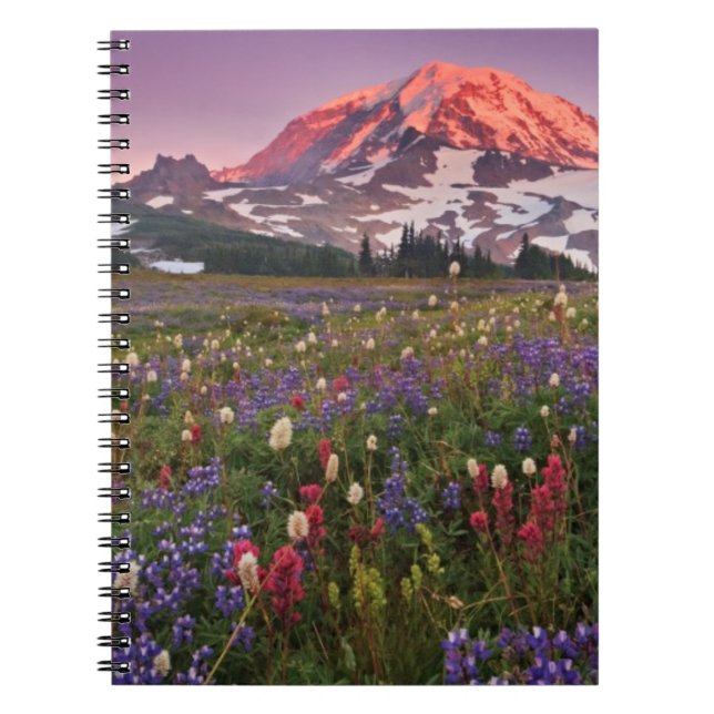 Cuaderno Flores coloridas en un parque nacional más (Frente)