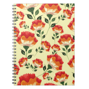 Cuaderno Flores coloridas sin soldadura