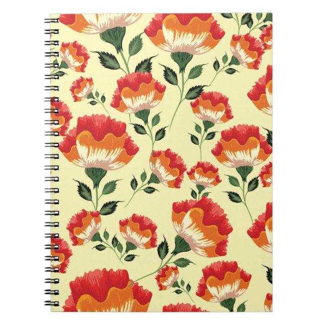 Cuaderno Flores coloridas sin soldadura (Frente)